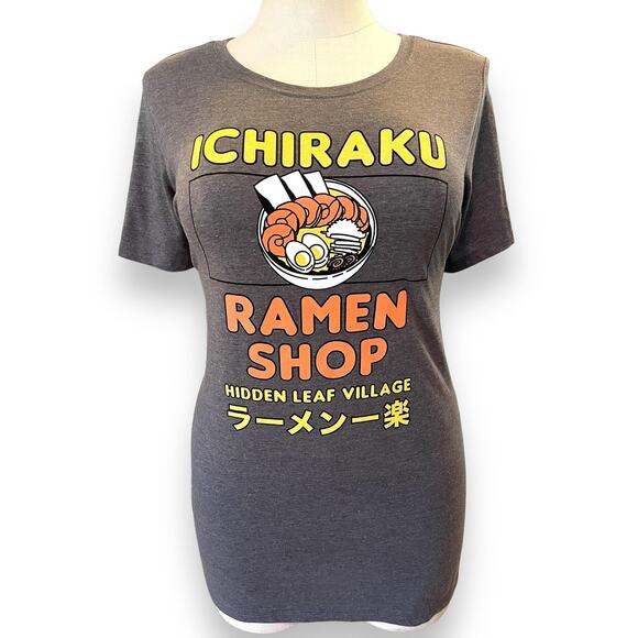 New Torrid 1 (1X 14/16) Naruto Anime Punk Gothic Ramen Shop Graphic Tee T Shirt - Picture 1 of 2